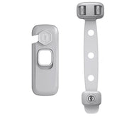 Furniture Safety Multifunction Accessories Lock for Baby (Adjustable-Grey)